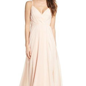 Lulu's Blush Pink Bridesmaids Dress